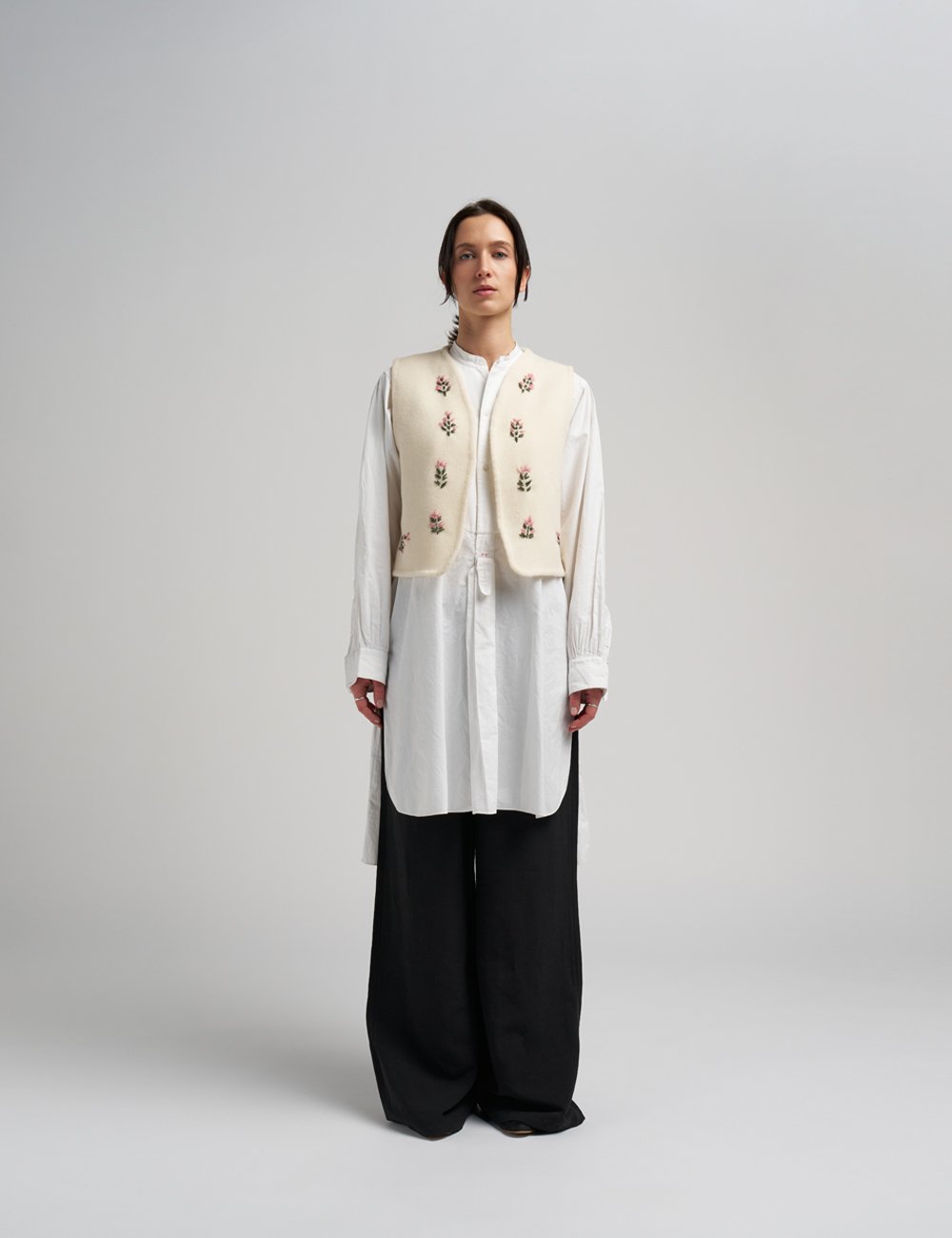 Engadina vest ivory - Image 2