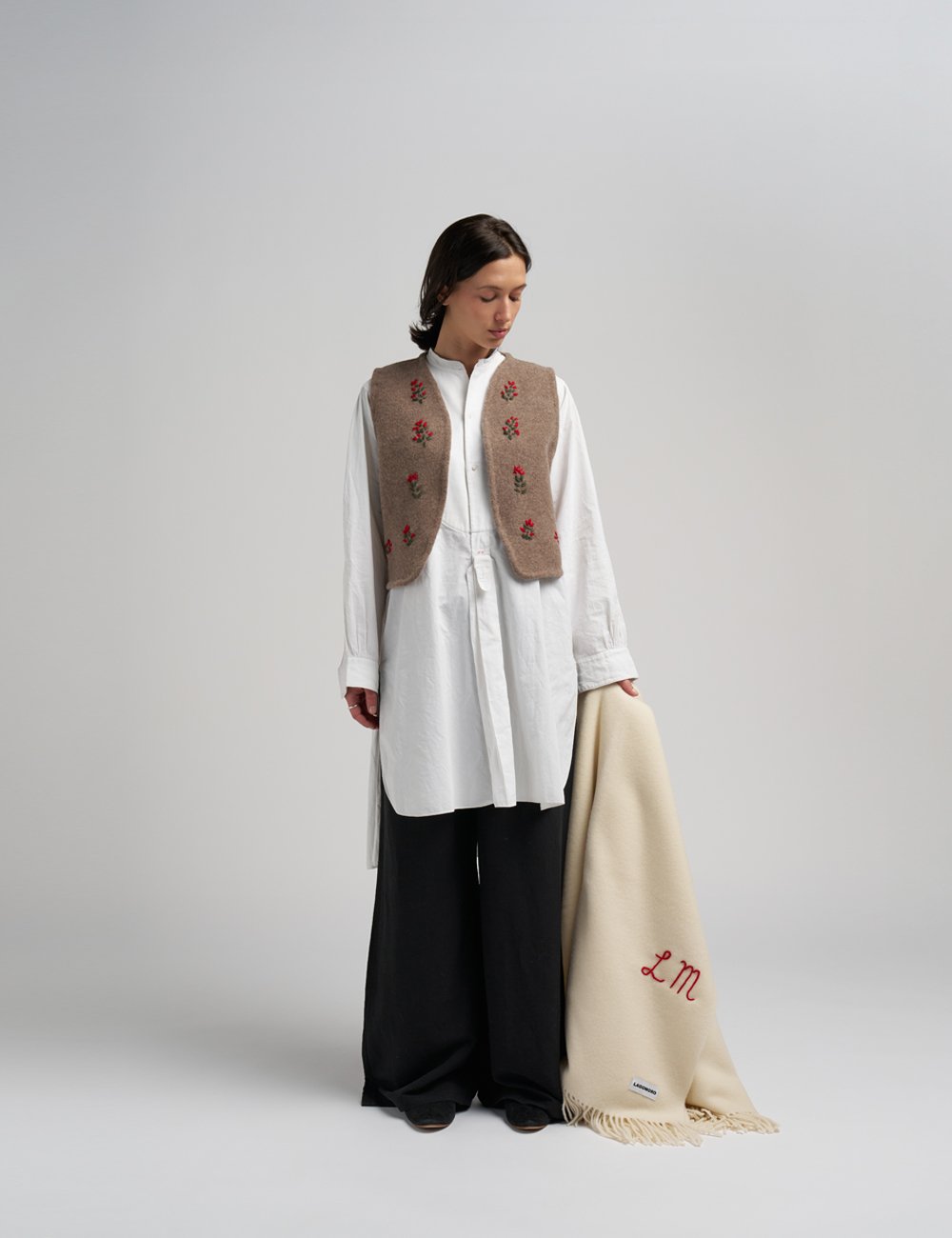 Engadina vest taupe - Image 2